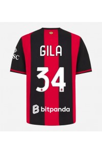 AC Milan Mario Gila #34 Jalkapallovaatteet Kotipaita 2026-27 Lyhythihainen